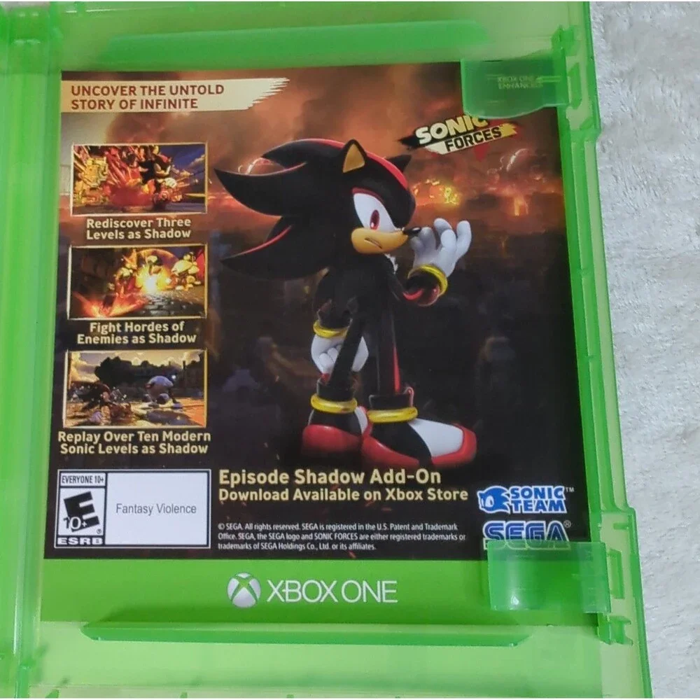 Sonic Forces (Microsoft Xbox One, 2017) Complete Tested X-Enhanced Hedgehog